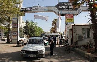 Küçük sanayi sitesinde sıkı korona virüs önlemleri