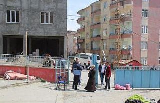 Kulp’taki semt pazarlarında korona virüs önlemi