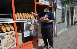 Kurtalan’daki fırınlarda askıda ekmek uygulaması...