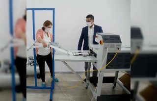 Kuşadası, kendi maskesini üretmeye başladı