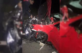 Kuşadası’nda otomobil atlara çarptı