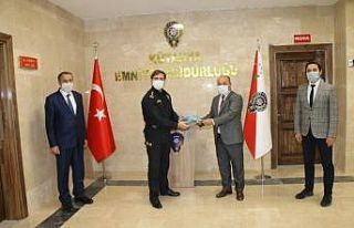 Kütahya BİLSEM’de üretilen maskeler İl Emniyet...