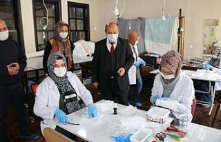 Kütahya Olgunlaşma Enstitüsü her gün 2 bin maske...