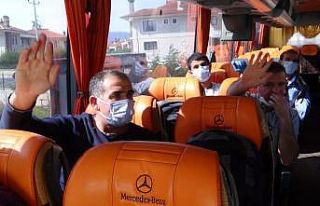 Kütahya’ya getirilen 334 Türk işçisinin karantina...