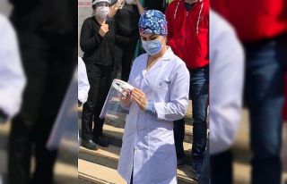 Lüleburgaz Devlet Hastanesi’ne 500 siperli maske...