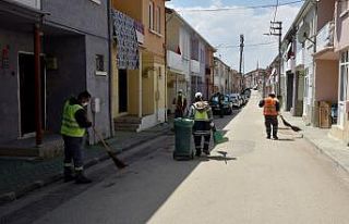 Mahallelerde temizlik çalışması sürüyor