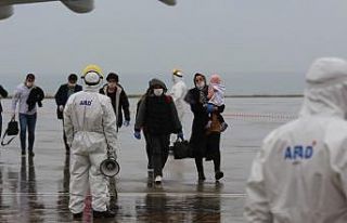 Makedonya’dan 270 kişi Trabzon’a getirildi