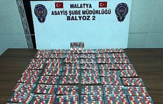 Malatya’da uyuşturucu hap ve silahlar ele geçirildi