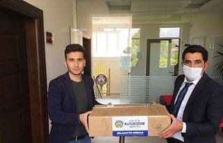 Malatya’nın ilçelerine maske dağıtıldı