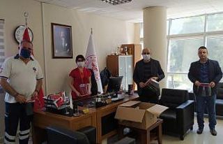 Manisa BİLSEM’den sağlık çalışanlarına siperlik...