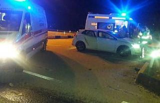 Manisa’da iki otomobil çarpıştı: 6 yaralı