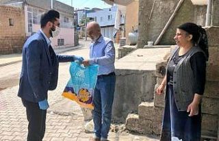 Mardin Büyükşehir Belediyesinden temizlik malzemeleri...