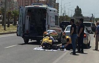 Mardin’de otomobilin çarptığı yaya yaralandı