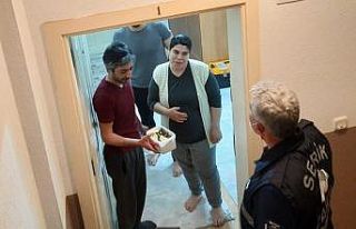 Marketler kapalı olunca zabıta, evindeki yaprak...