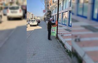 Maske ve eldivenler için özel atık torbası