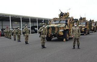 Mehmetçiklere korona virüs koruması