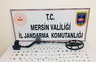 Mersin’de tarihi eser operasyonu