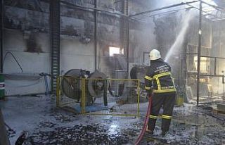 Merzifon’da fabrika yangını korkuttu