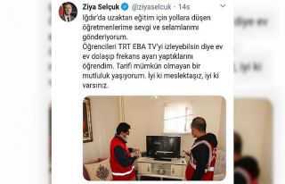 Milli Eğitim Bakanı Ziya Selçuk, Iğdırlı öğretmenleri...