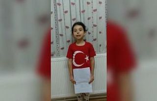 Minik Begüm’den Milli Eğitim Müdürü Esen’i...
