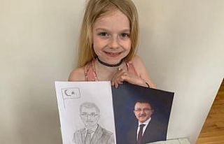 Minik Leanne’den Başkan Deniz Köken’e sürpriz