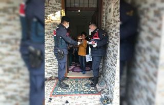 Minik Yağız Efe’nin doğum günü pastası jandarmadan