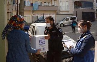 Mudanya Belediyesinden 4 bin 166 aileye ramazan paketi