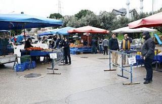 Mudanya’da pazar yeri denetimleri sürüyor