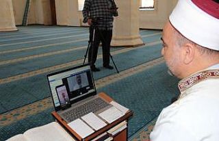 Müftü cuma vaazını sosyal medya üzerinden verdi