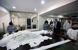 Muğla Büyükşehir 5 günde 12 bin maske üretti