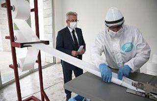 Nilüfer Belediyesi günde 20 bin maske üretiyor