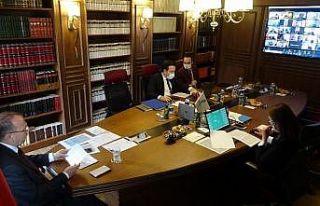 Oda ve borsa başkanları video konferansla bir araya...