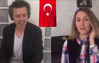 Öğretmenler "Memleket" türküsüyle moral...