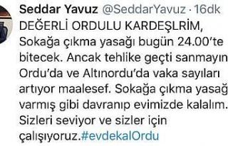 Ordu Valisi Seddar Yavuz uyardı: "Tehlike geçti...