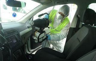 Ordu’da araçlar ücretiz dezenfekte ediliyor