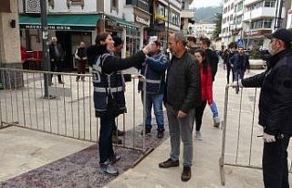 Ordu’nun işlek caddeleri barikatlarla kısıtlandı