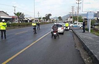 Ortaca’da kırmızı ışık ihlali denetimi