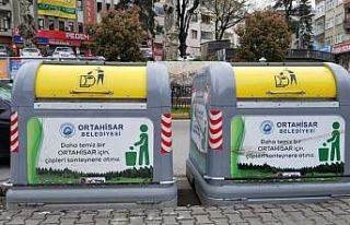 Ortahisar’a hijyenik çöp konteynerleri