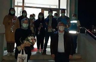 Osmancık’ta sağlık çalışanlarına alkışlı...