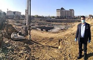 Osmangazi Meydanı’nda tedbirli çalışma