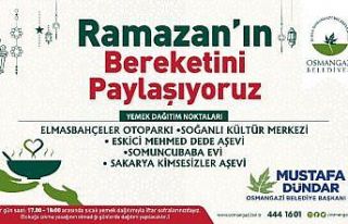 Osmangazi’den 5 noktada sıcak yemek dağıtımı