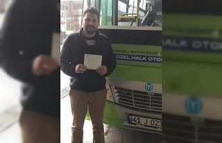 Otobüs şoförü 1 haftalık kazancı ile “Biz...
