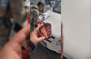 Otomobilin camından dışarı çöp atan sürücüye...