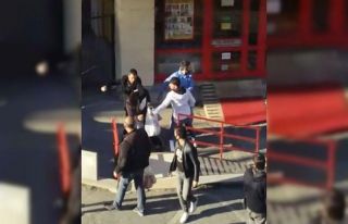 (Özel) Avcılar’da yumruklu kavga, sosyal mesafe...