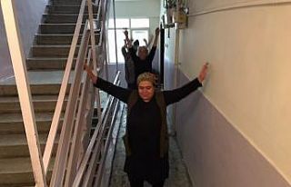 (Özel) "Evde kal" çağrısına uyan komşular...