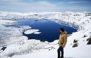 (Özel) Nemrut Dağı ve Krater Göllerinin muhteşem...