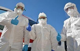 (Özel) Sağlıkçılar ve ambulanslar virüsten böyle...