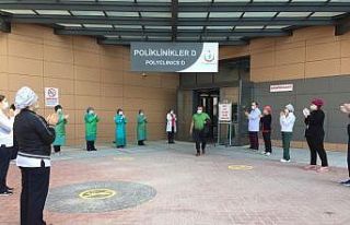 (Özel) Şehir Hastanesinde Korona tedavisi biten...