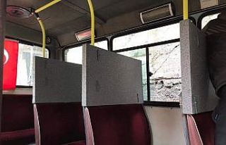 (Özel) Yolcu minibüsünde korona virüse karşı...