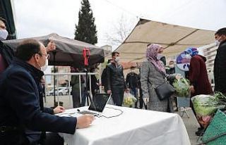 Pamukkale’de pazar yerlerinde termal kameralı dönem...